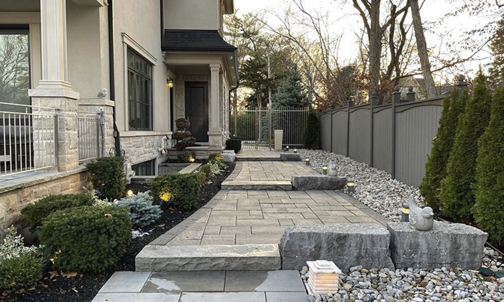 residential landscape, landscaping contractor