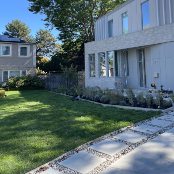 Garden design and installation in North York