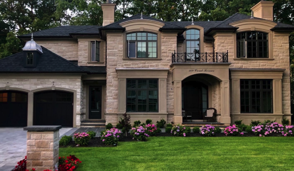 front yard garden bed installation in mississauga