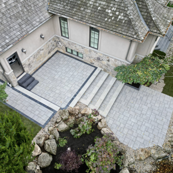 interlock installation backyard transformation