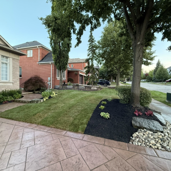 landscape installation in Etobicoke