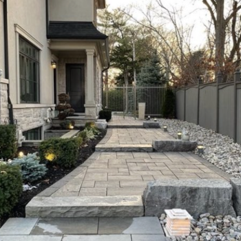 low maintenance front yard