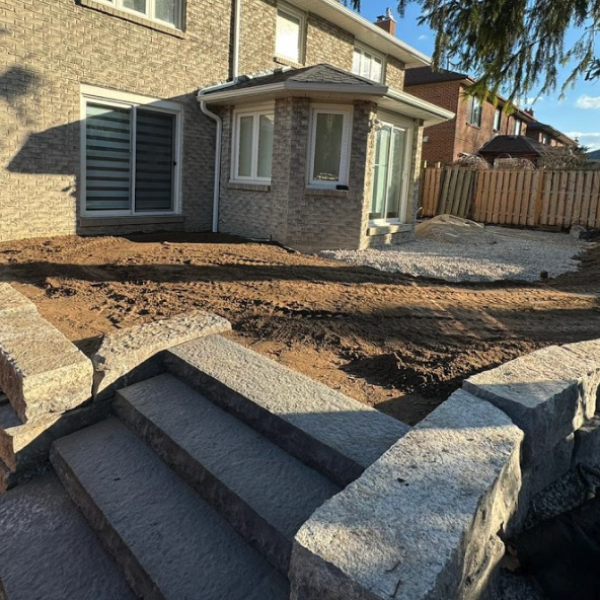 retaining wall burlington